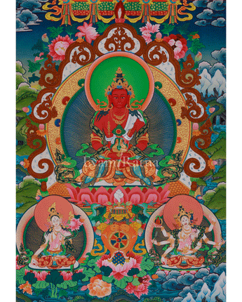 Long Life Amitayus Buddha Thangka