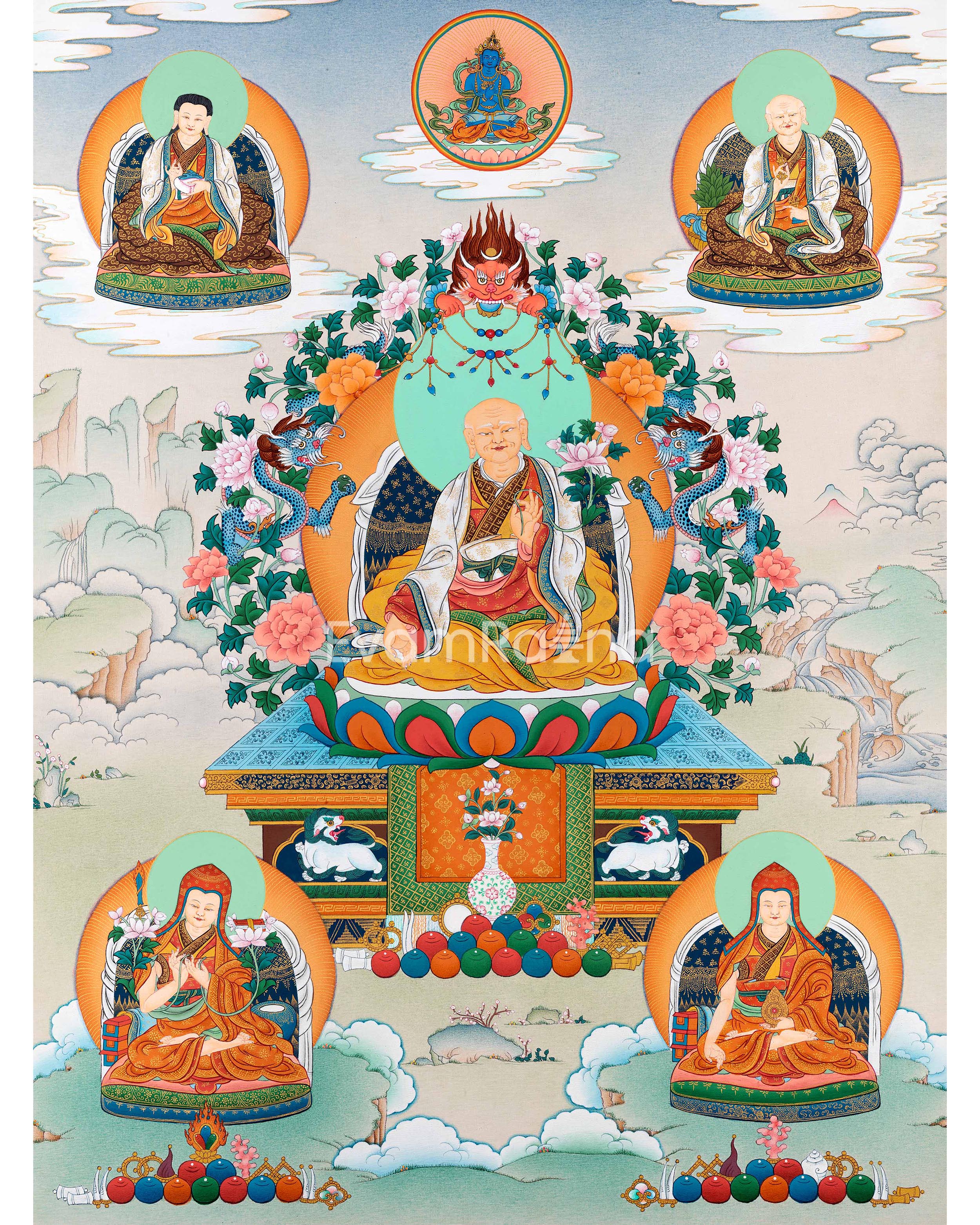 Five Sakya Master Thangka, Sachen Kunga Nyingpo