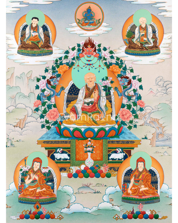 Five Sakya Master Thangka, Sachen Kunga Nyingpo