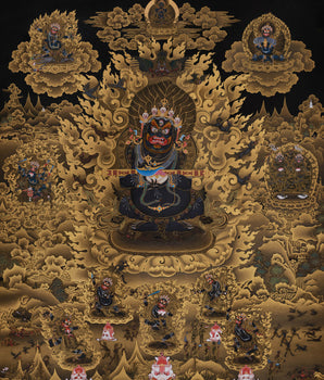 Shakyapa Mahakala Thangka