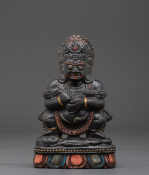 Wrathful Sakya Mahakala Sculpture | Protector Deity