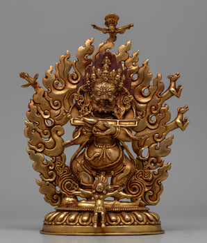 Tibetan Mahakala Shakya Statue