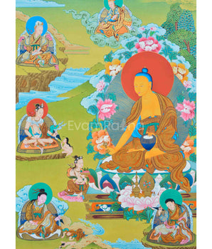 Shakya Senge With Others Thangka