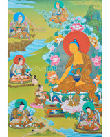 Shakya Senge With Others Thangka