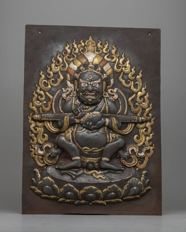 akya Mahakala Metal Wall Hanging