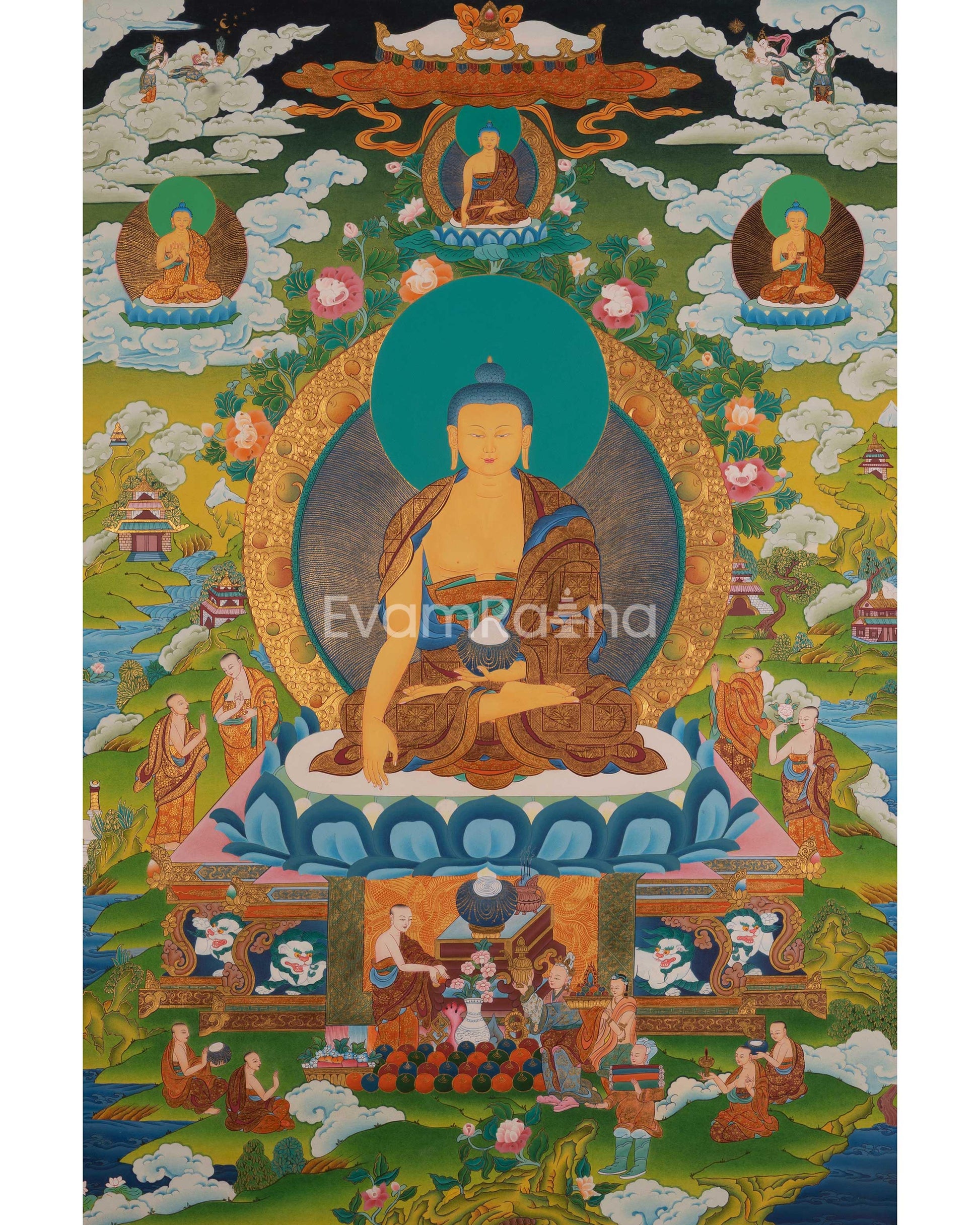 Gautam Buddh Thangka 