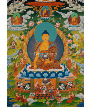 Buddha Siddhartha Gautama Thangka Art 