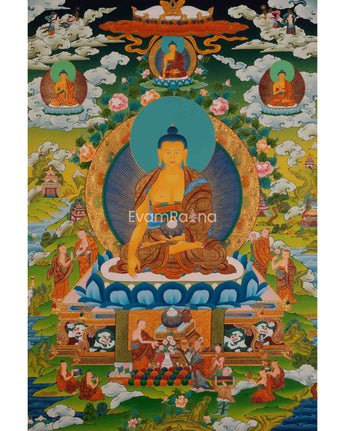 Buddha Siddhartha Gautama Thangka Art 