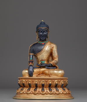 Handcrafted Enlightened Shakyamuni Buddha Statue