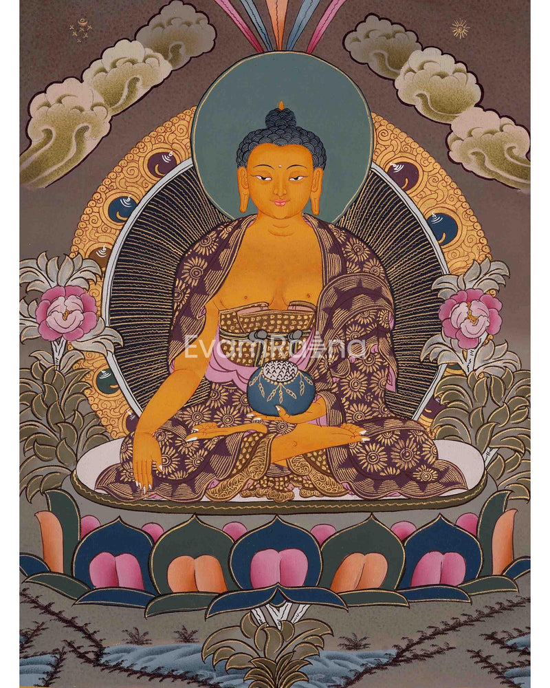 Shakyamuni Buddha Thangka | Buddhist Altar |