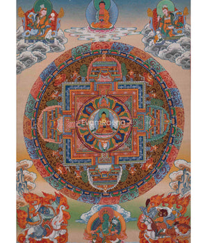 Shakyamuni Buddha Mandala Art Print