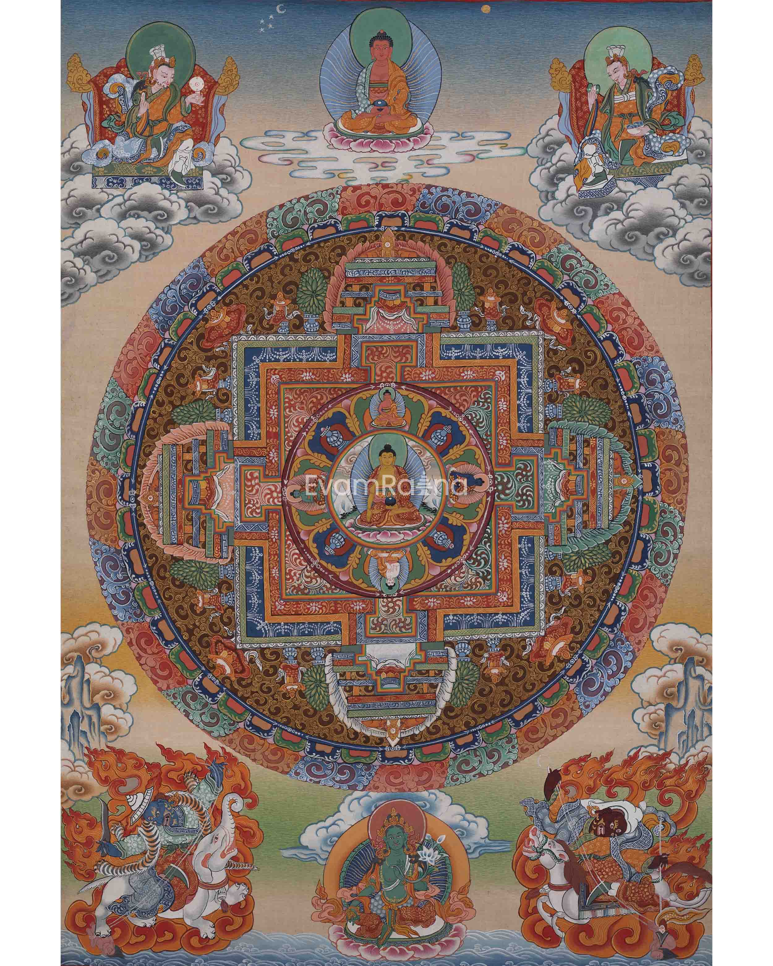 Shakyamuni Buddha Mandala Art Print 