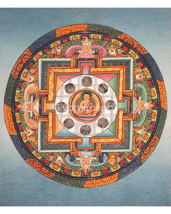 Shakyamuni Buddha Mandala Thangka