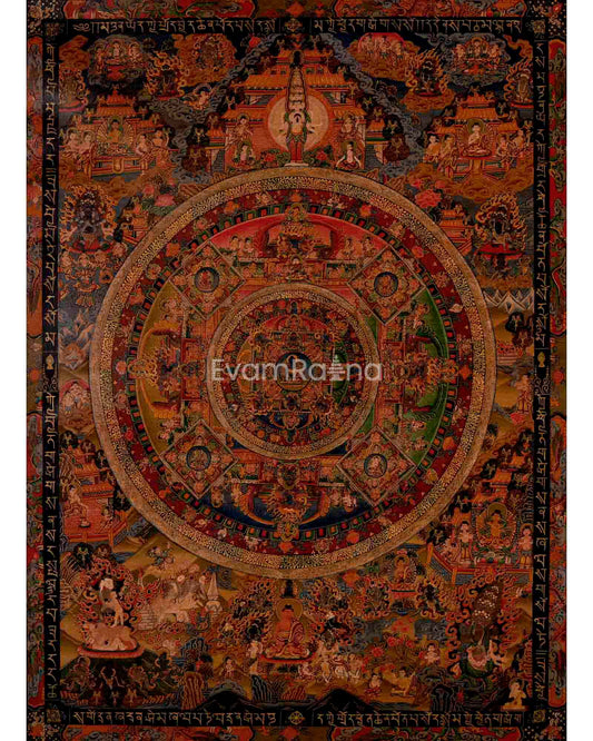 Shakyamuni Buddha Mandala Thangka