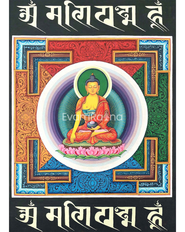 Shakyamuni Buddha Mandala Thangka