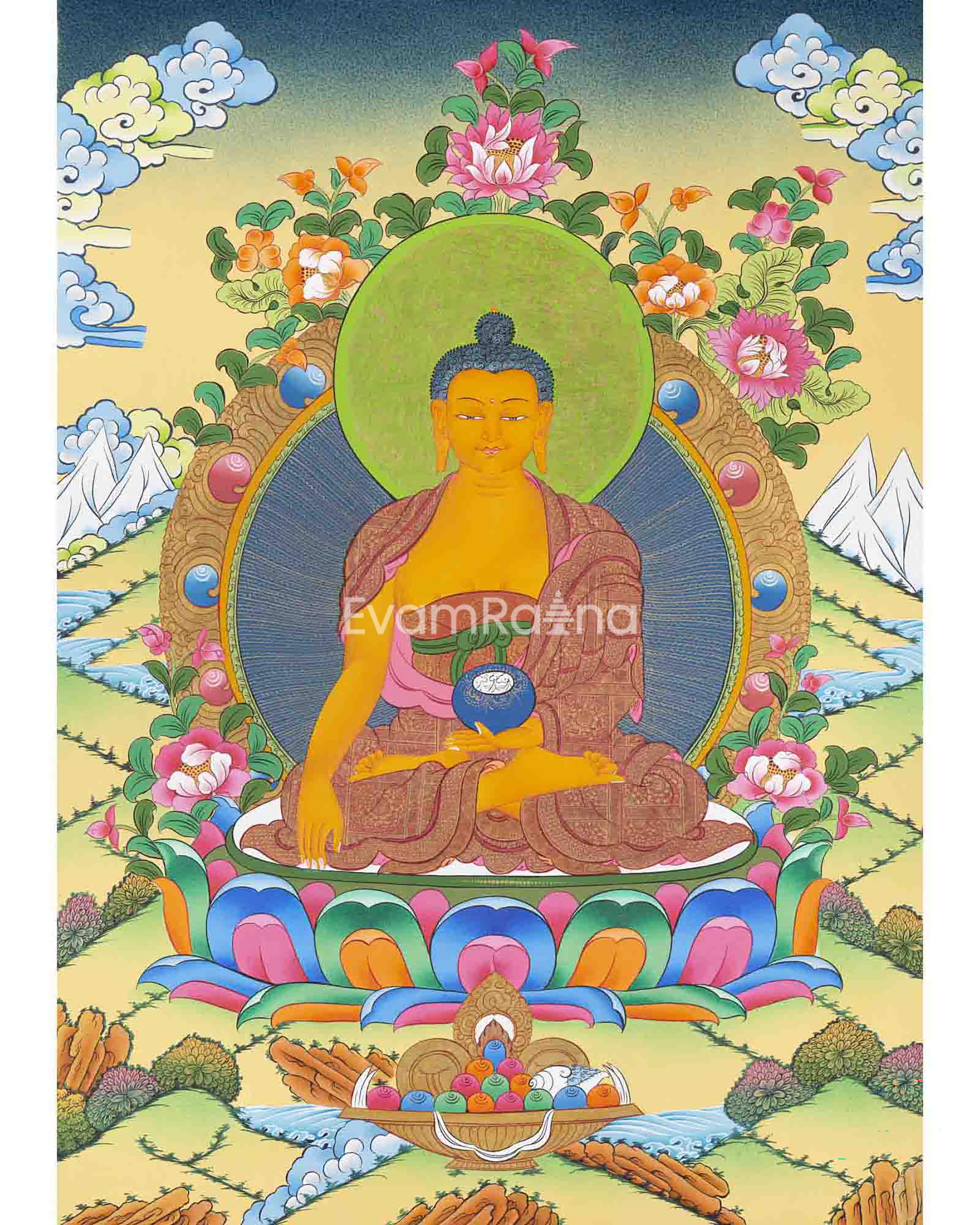 Shakyamuni Buddha Thangka
