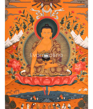Shakyamuni Buddha Thangka
