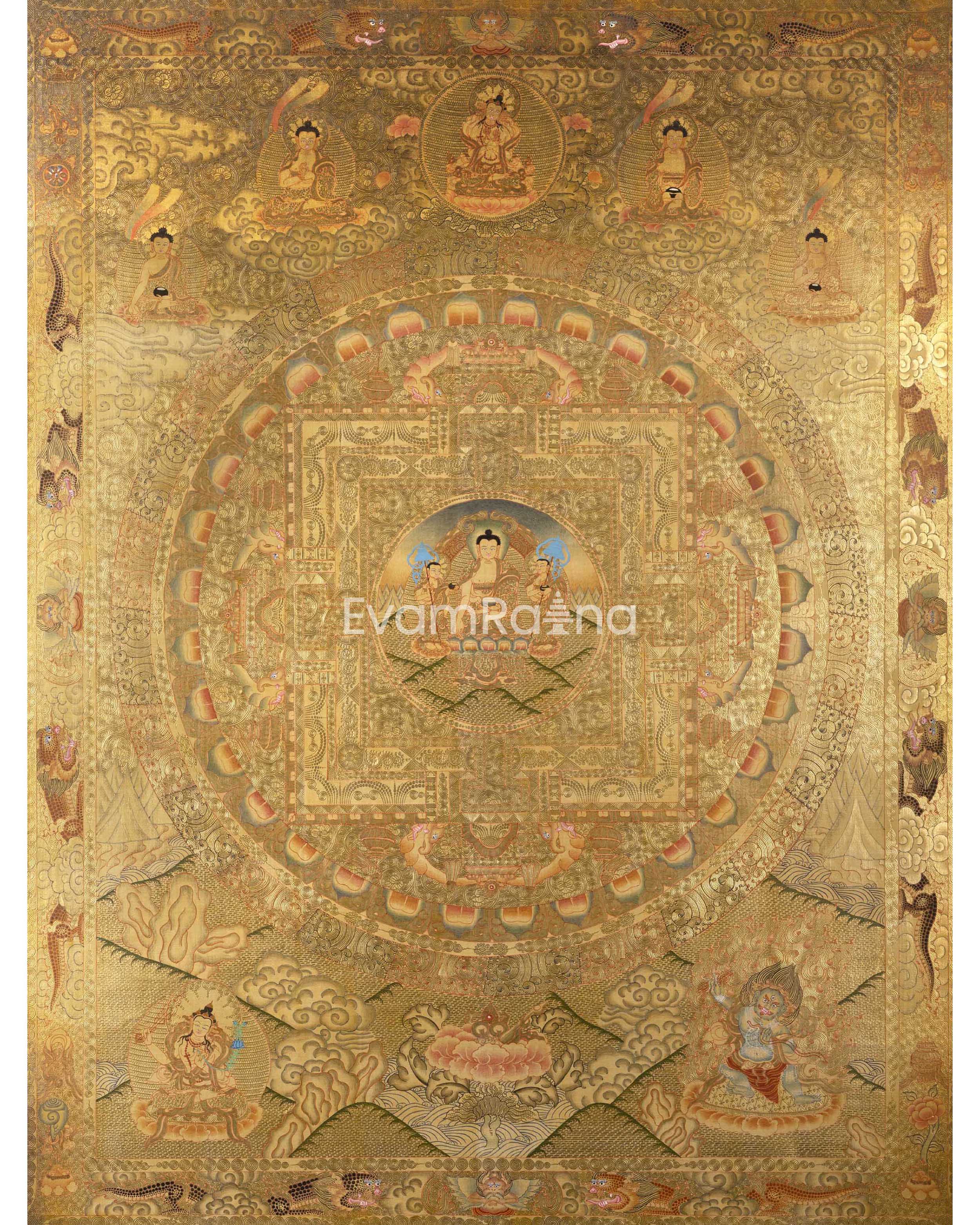 Shakyamuni Buddha Mandala Thangka