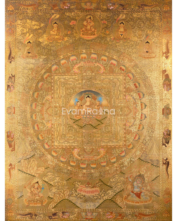 Shakyamuni Buddha Mandala Thangka