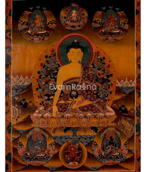 Shakyamuni Buddha Thangka Art