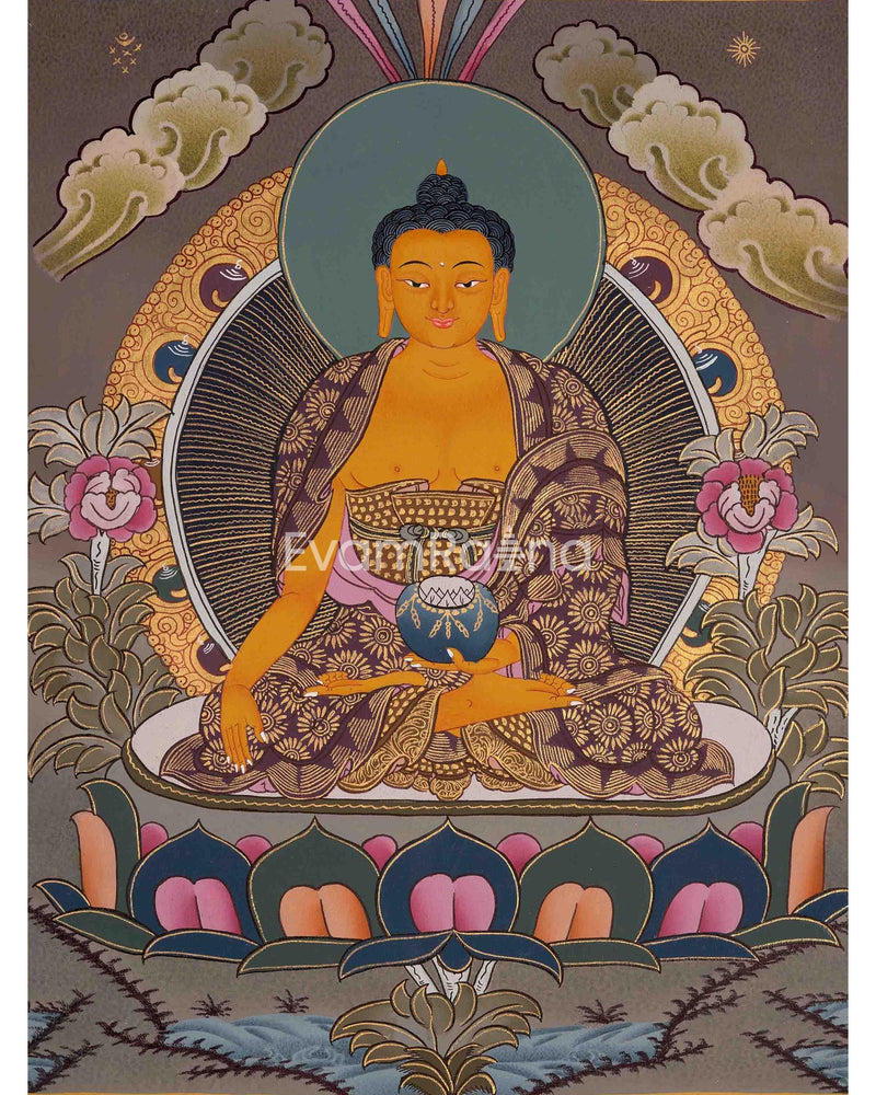 Shakyamuni Buddha Thangka | Buddhist Altar |