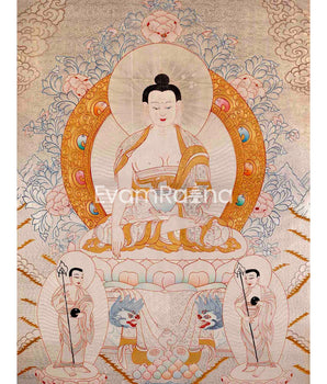Shakyamuni Buddha Tibetan Thangka