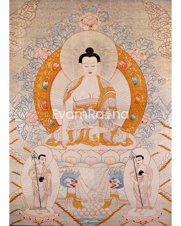 Shakyamuni Buddha Tibetan Thangka