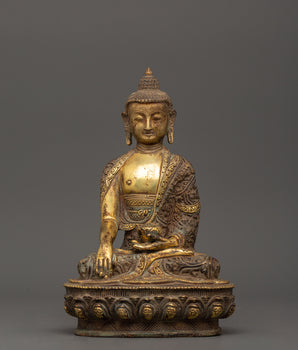 Antique Finished Shakyamuni Buddha Statue