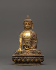 Antique Finished Shakyamuni Buddha Statue