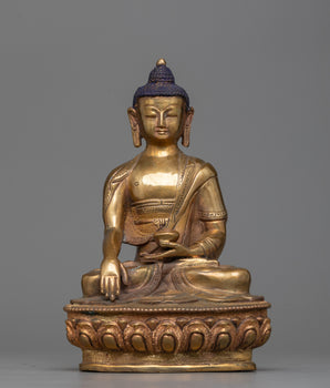 Buddha Shakyamuni Copper Statue