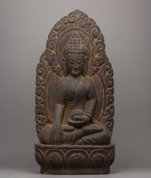  Wooden Shakyamuni Buddha Statue