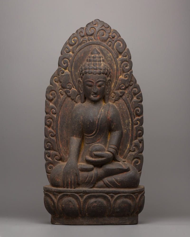  Wooden Shakyamuni Buddha Statue