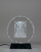 Glass Shakyamuni Buddha for Decor