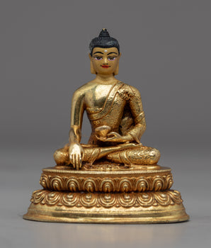Discover the Compact Shakyamuni Buddha Statue