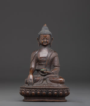 Peaceful Shakyamuni Buddha Figurine 