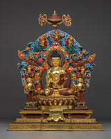 Authentic Tibetan Shakyamuni Buddha Statue