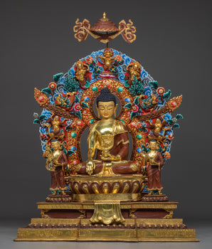 Authentic Tibetan Shakyamuni Buddha Statue