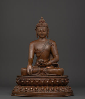Large Tibetan Shakyamuni Buddha Sculpture