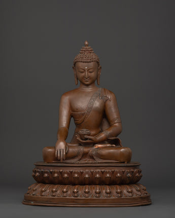 Large Tibetan Shakyamuni Buddha Sculpture