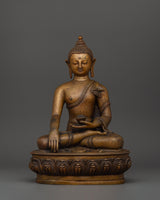 Shakyamuni Buddha Statue in Copper