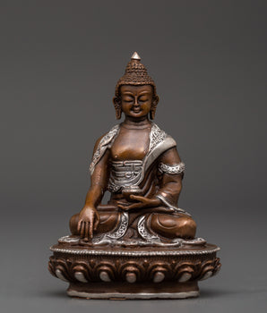 Oxidized Shakyamuni Sculpture | Home Decor
