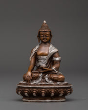Oxidized Shakyamuni Sculpture | Home Decor