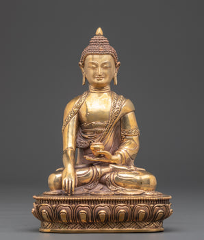 Traditional Shakyamuni Buddha Figurine