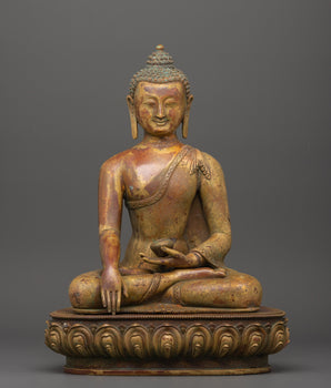 tranquil-shakyamuni-buddha-in-bhumisparsha-mudra