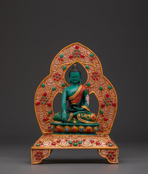shakyamuni-buddha-statue-on-throne