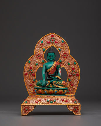 shakyamuni-buddha-statue-on-throne