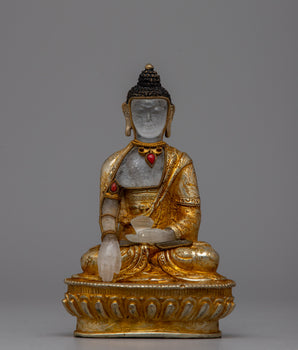 Shkayamuni Crystal Buddha Statue