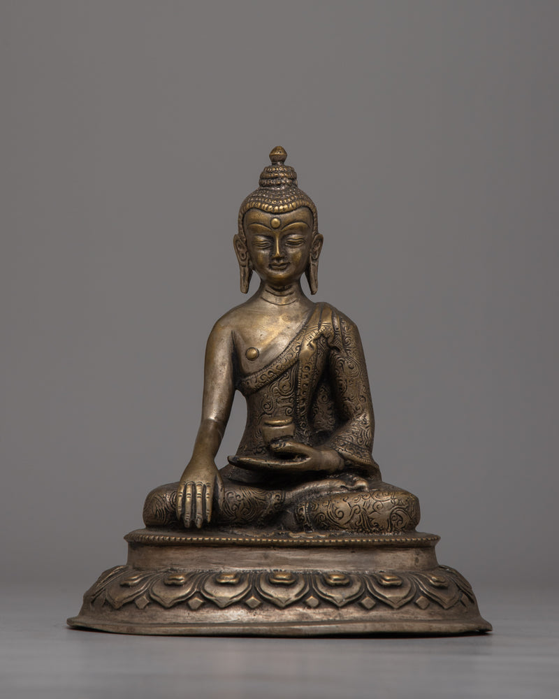 Buddha Shakyamuni Prayer Statue | Enlightened Buddha for Spiritual Devotion & Home Decor