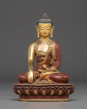 Handcrafted Figurine of Shakyamuni Buddha | Buddha of Wisdom and Compassion