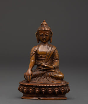 Copper Oxidized Shakyamuni Buddha